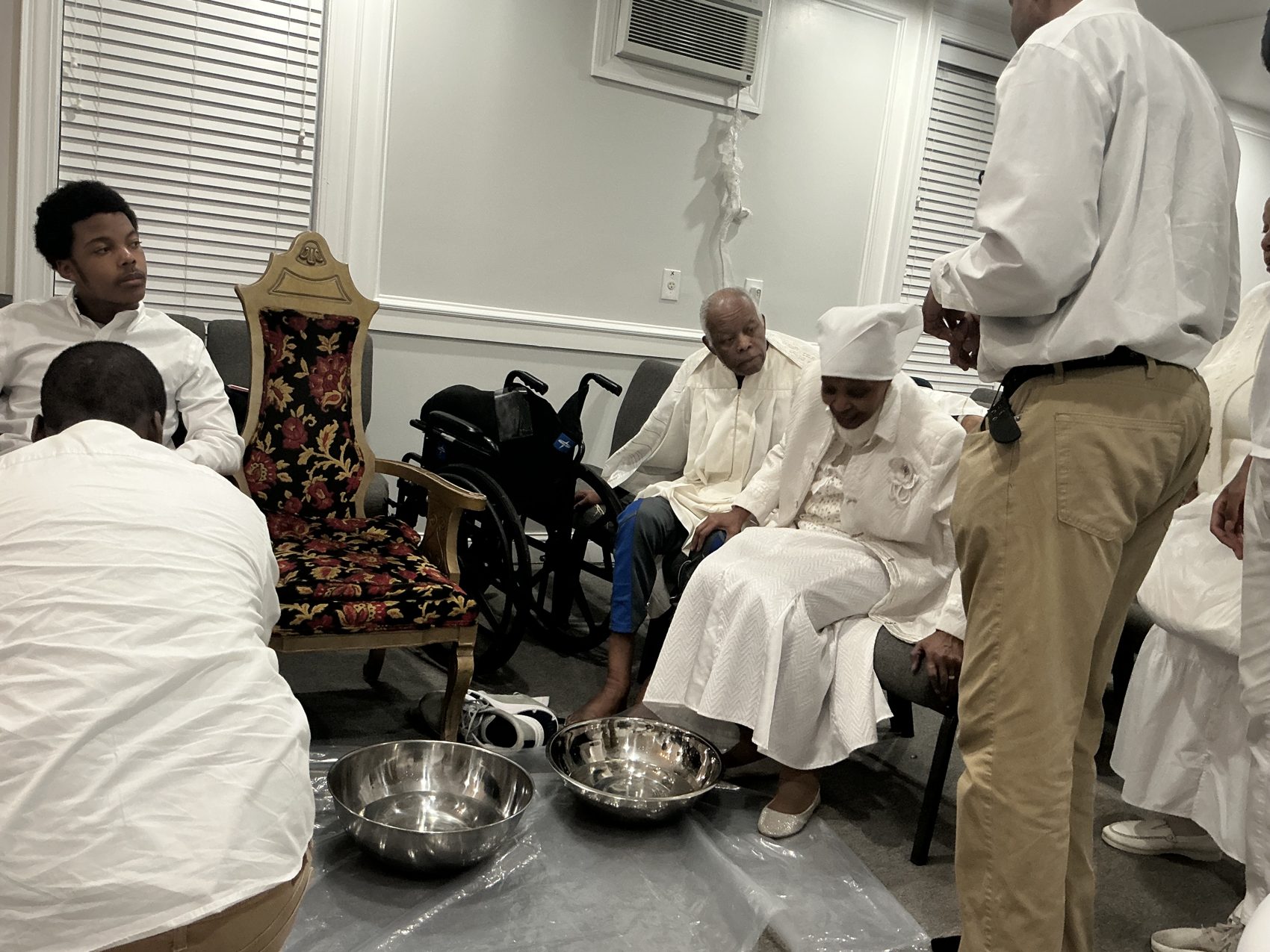 Communion and Passover table